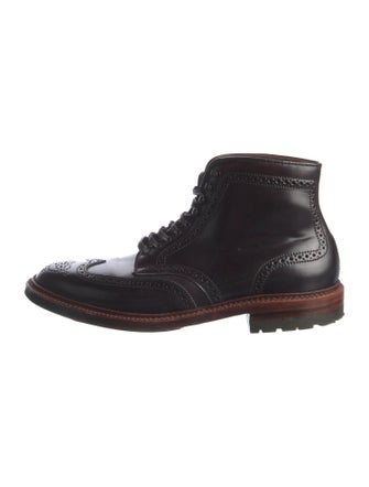 Alden Leather Lace-Up Boots