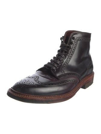Alden Leather Lace-Up Boots