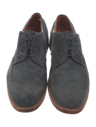Alden Suede Lasercut Accents Brogues