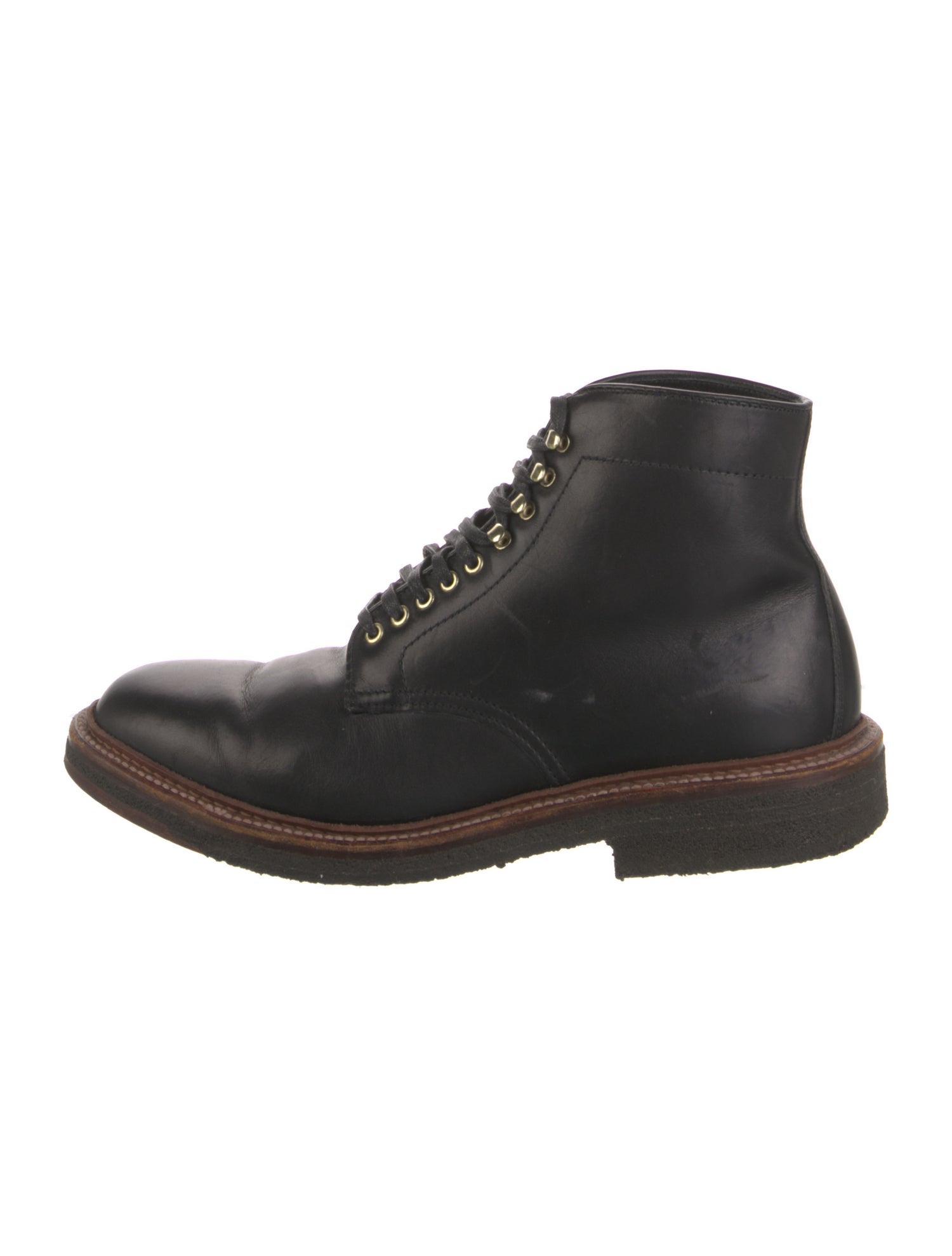 Alden Leather Lace-Up Boots
