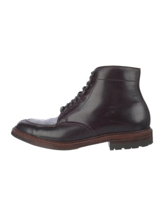 Alden Leather Lace-Up Boots
