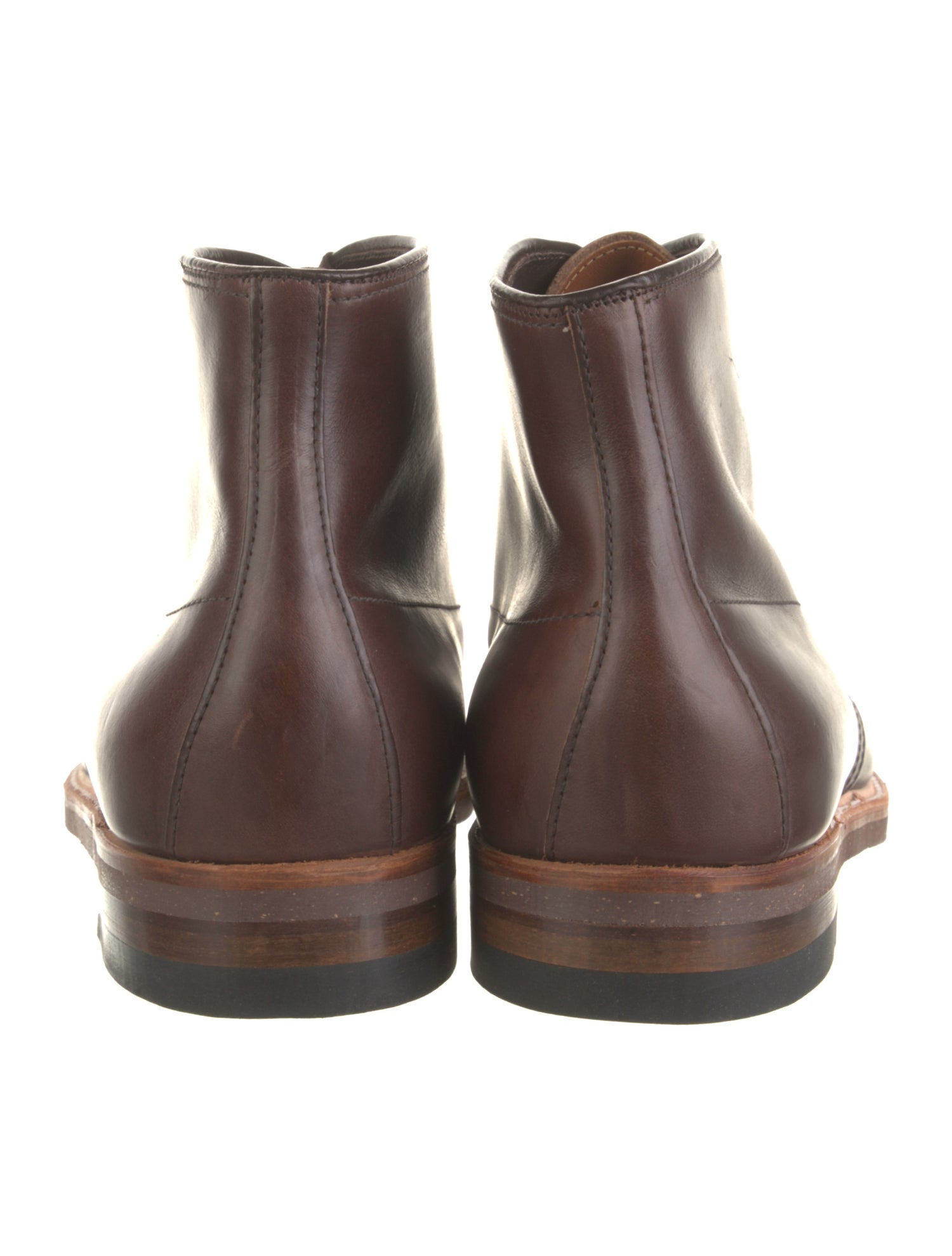 Alden Leather Lace-Up Boots