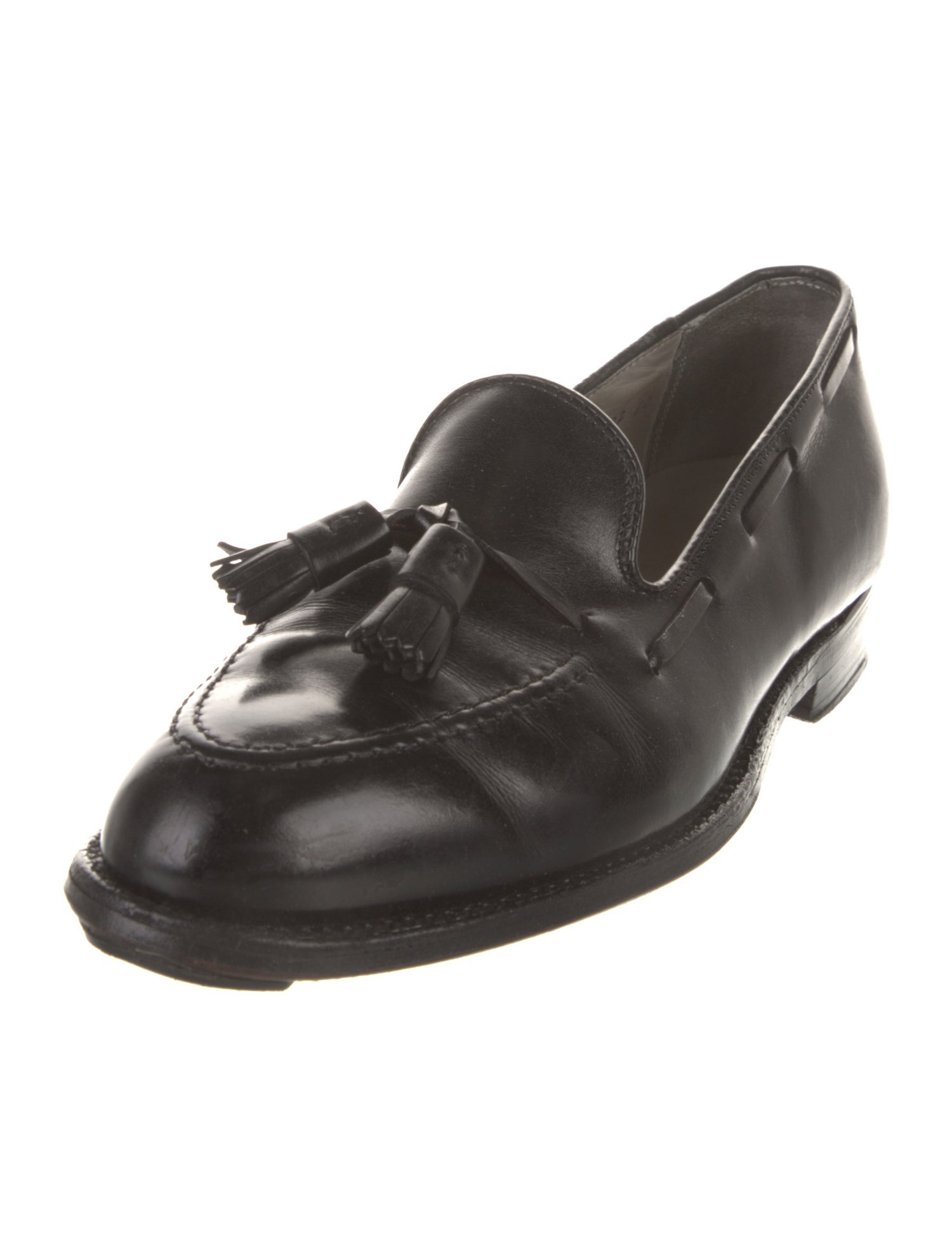 Alden Leather Tassel Accents Loafers