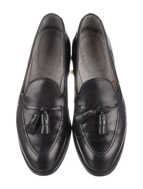 Alden Leather Tassel Accents Dress Loafers