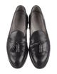 Alden Leather Tassel Accents Dress Loafers