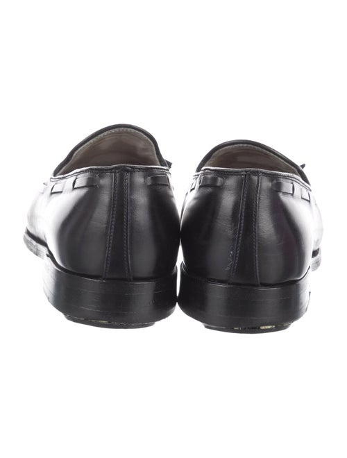 Alden Leather Tassel Accents Dress Loafers