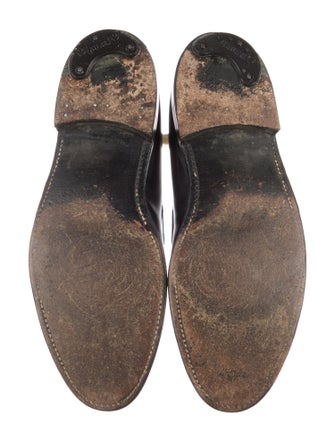 Alden Leather Tassel Accents Dress Loafers