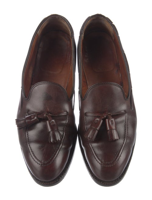 Alden Leather Tassel Accents Dress Loafers