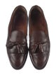 Alden Leather Tassel Accents Dress Loafers