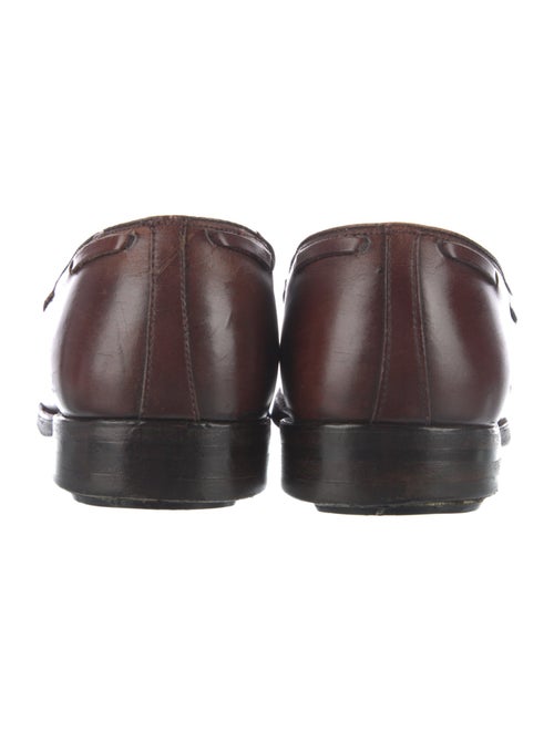 Alden Leather Tassel Accents Dress Loafers