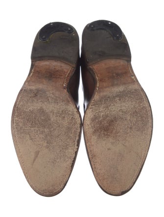 Alden Leather Tassel Accents Dress Loafers