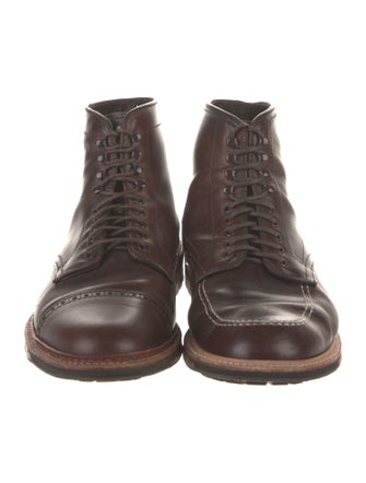 Alden Leather Lace-Up Boots