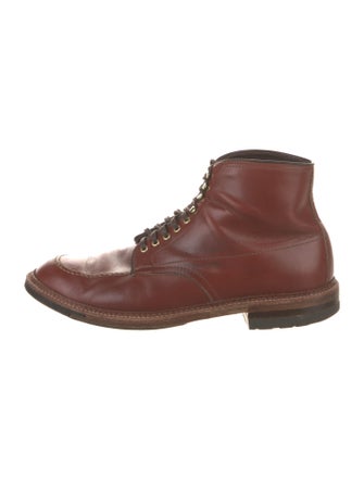 Alden Leather Lace-Up Boots
