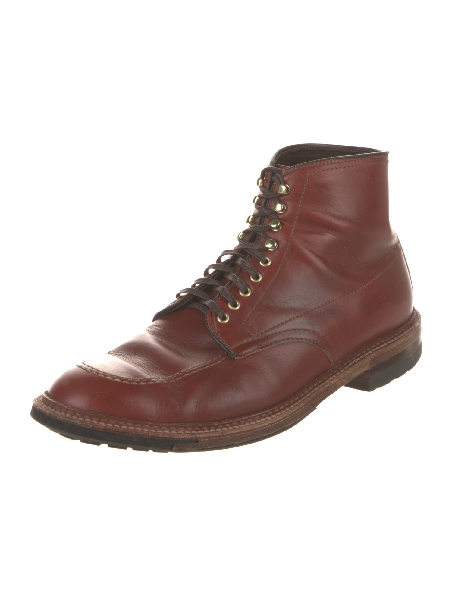 Alden Leather Lace-Up Boots