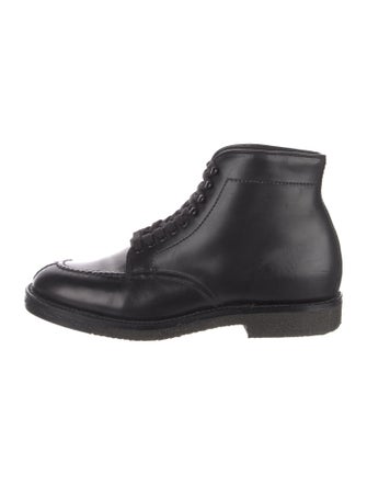 Alden Leather Lace-Up Boots