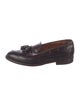 Alden Leather Tassel Accents Dress Loafers