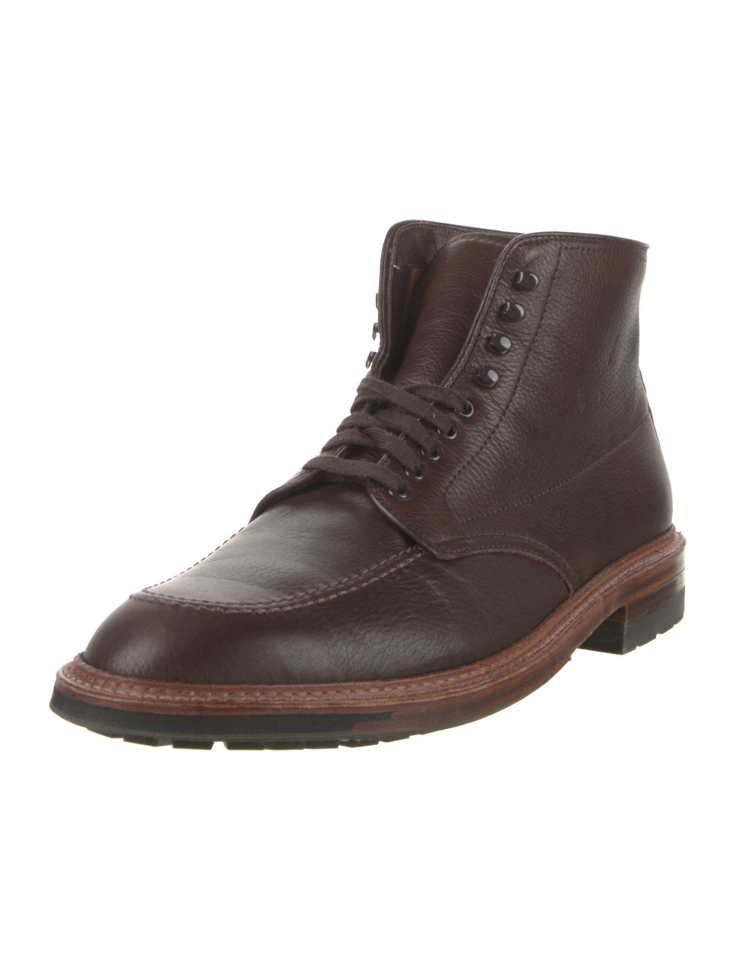Alden Leather Lace-Up Boots