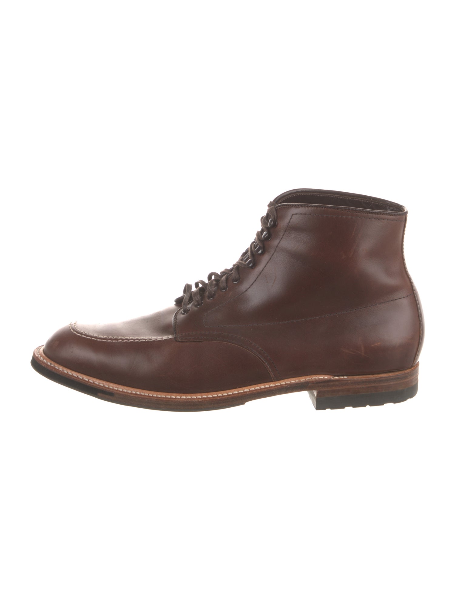 Alden Leather Lace-Up Boots