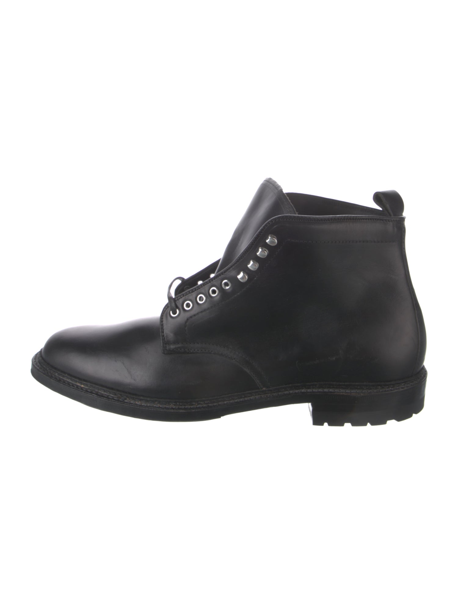 Alden Leather Lace-Up Boots