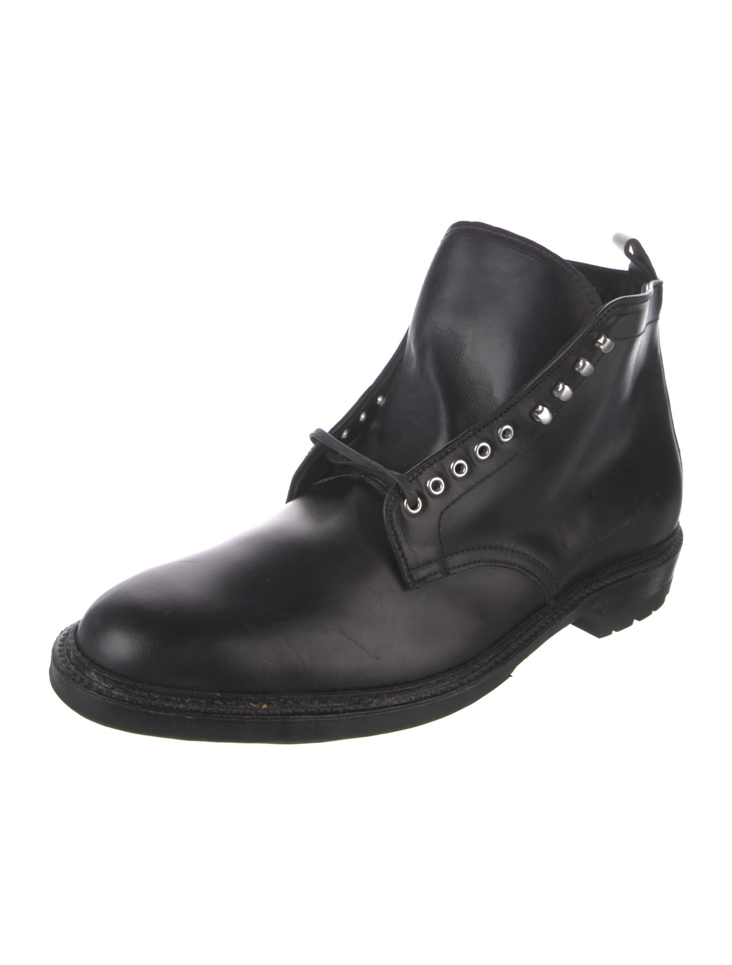 Alden Leather Lace-Up Boots