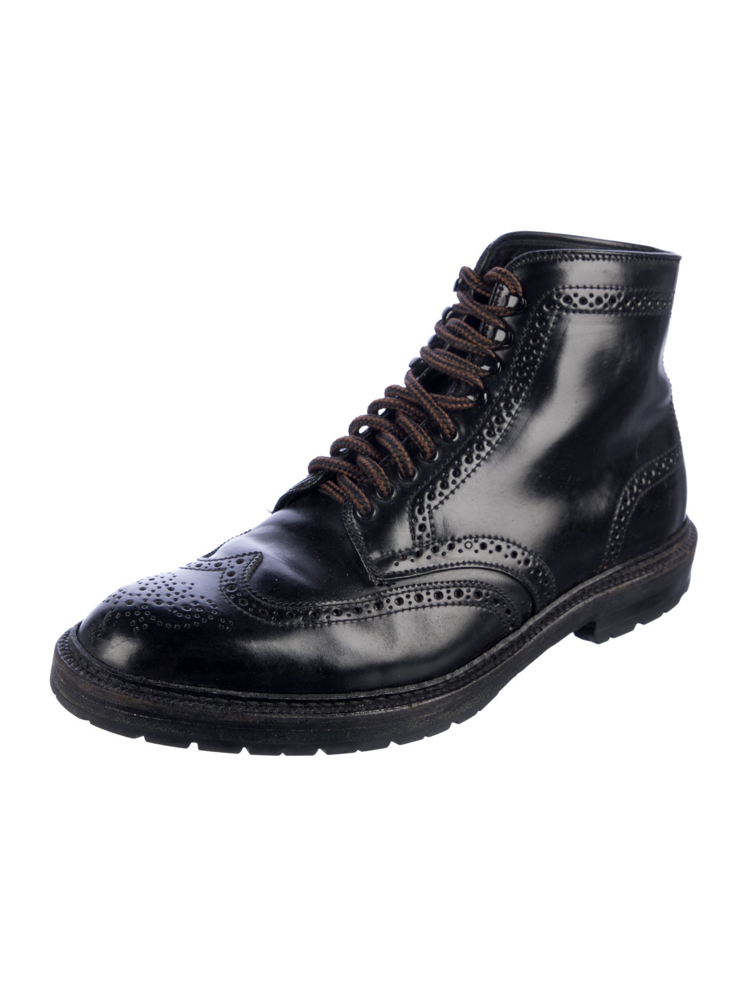 Alden Leather Lace-Up Boots