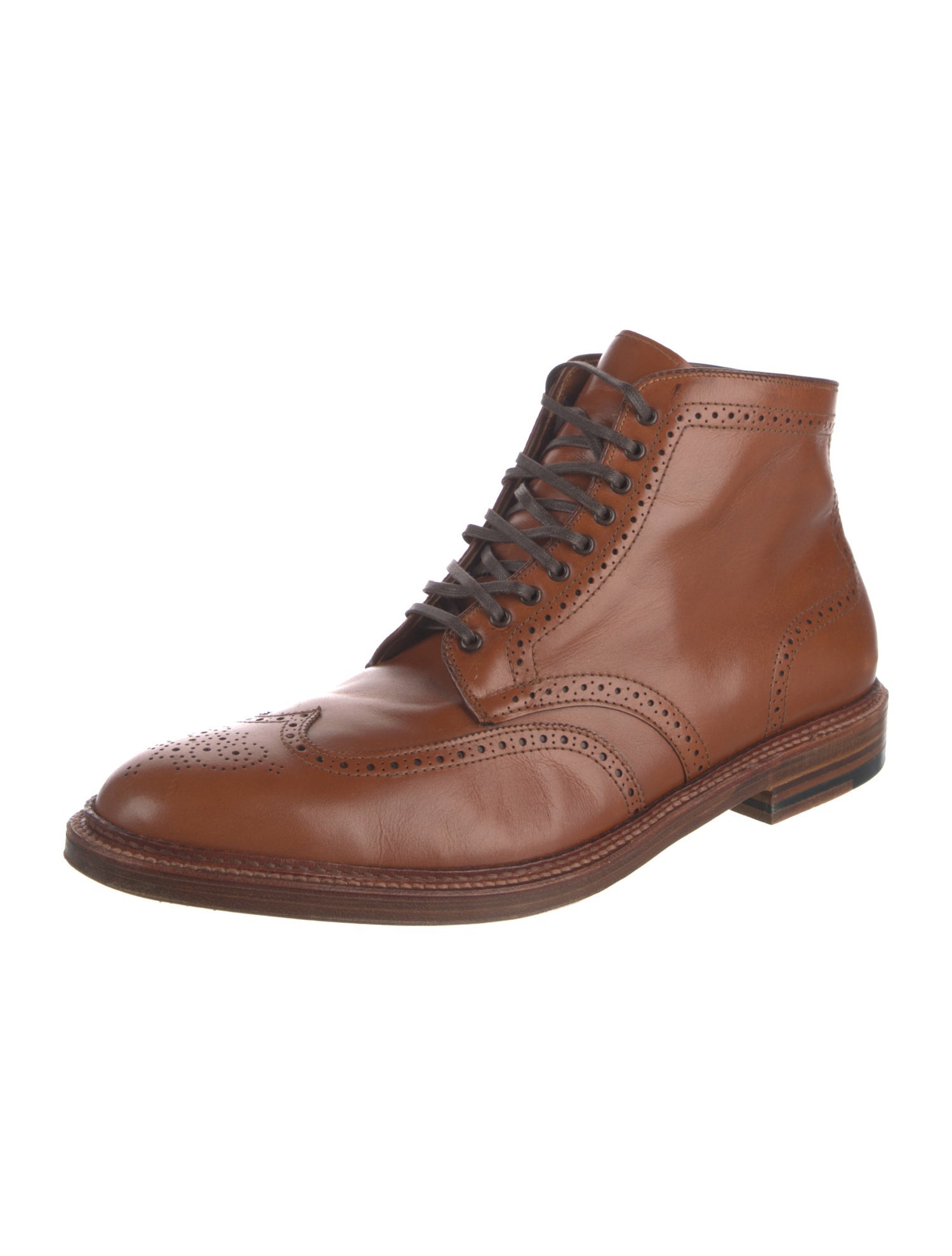 Alden Leather Lace-Up Boots