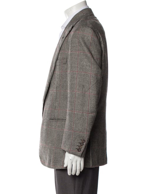 Alan Flusser Houndstooth Print Blazer