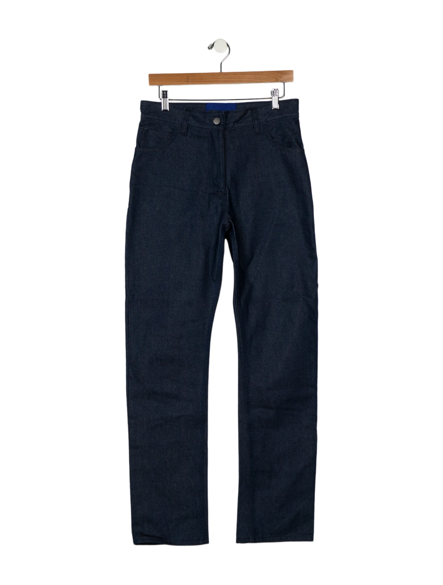 Alex Eagle Mid-Rise Straight Leg Jeans