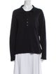 Alex Eagle Cashmere Long Sleeve Polo