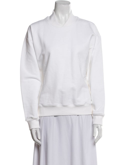 Alex Eagle Mock Neck Long Sleeve Sweatshirt