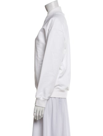 Alex Eagle Mock Neck Long Sleeve Sweatshirt