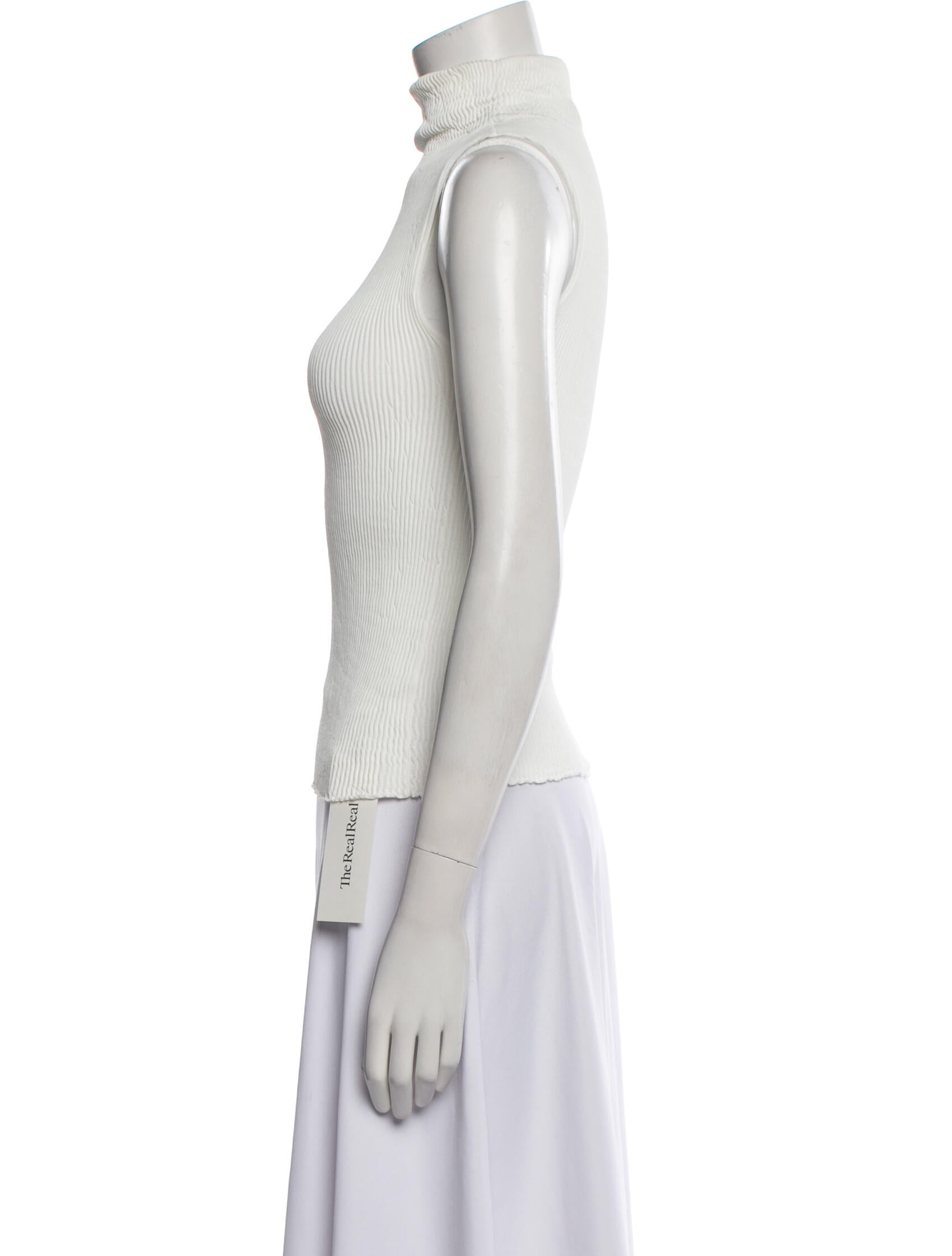 Alex Eagle Turtleneck Sleeveless Top