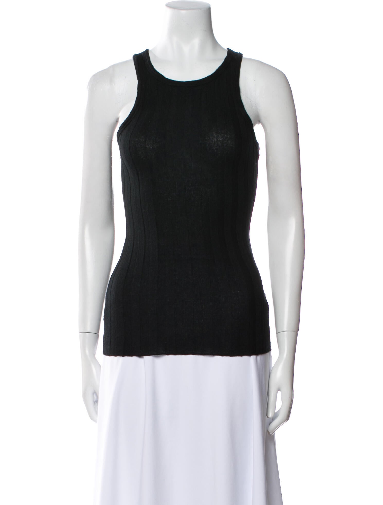 Alex Eagle Merino Wool Scoop Neck Top