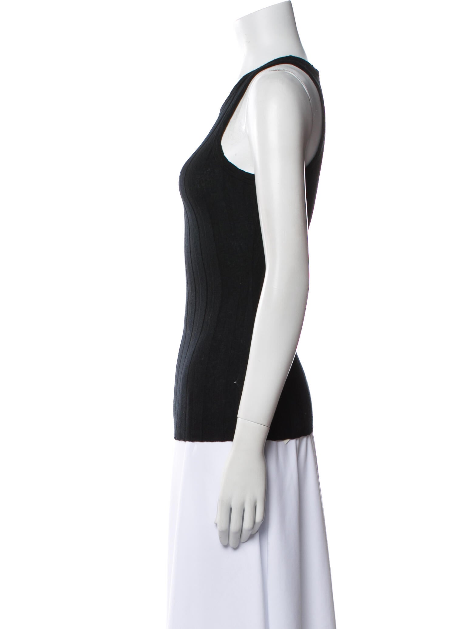 Alex Eagle Merino Wool Scoop Neck Top