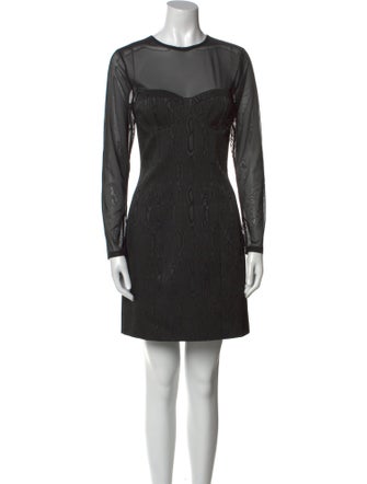 Alice + Olivia x The Beatles Crew Neck Mini Dress