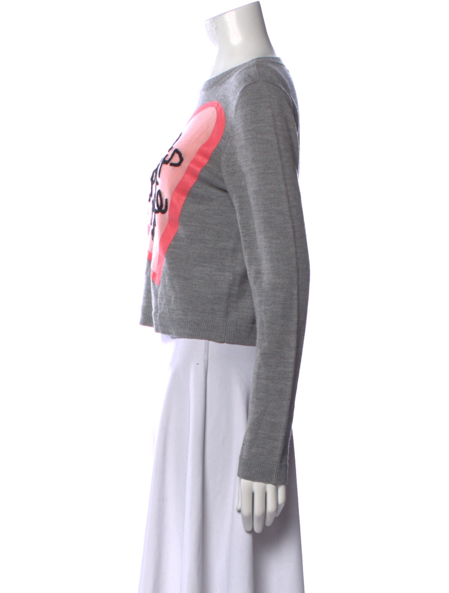 Alice + Olivia x The Beatles Wool Graphic Print Sweater