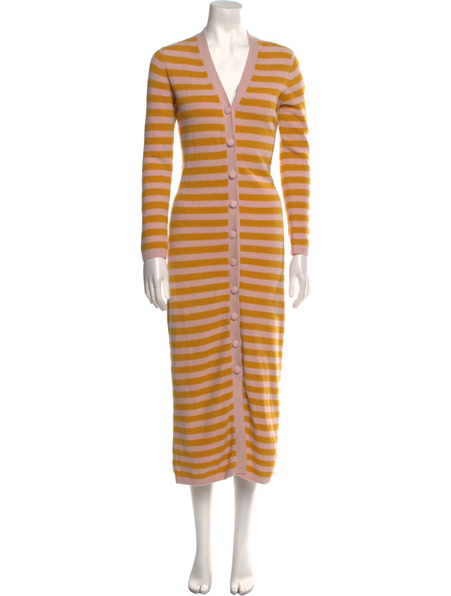 Alexandra Golovanoff Striped Long Dress