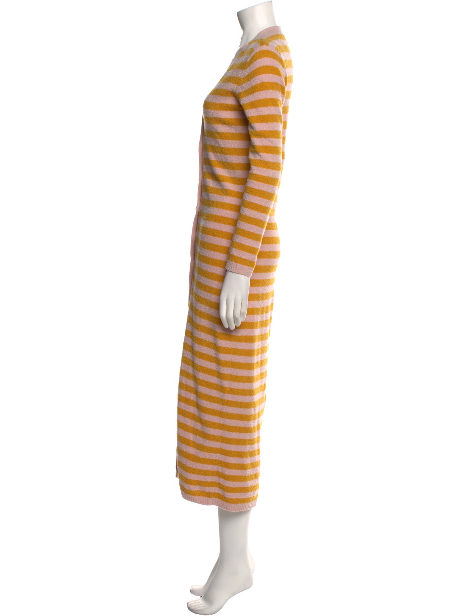 Alexandra Golovanoff Striped Long Dress
