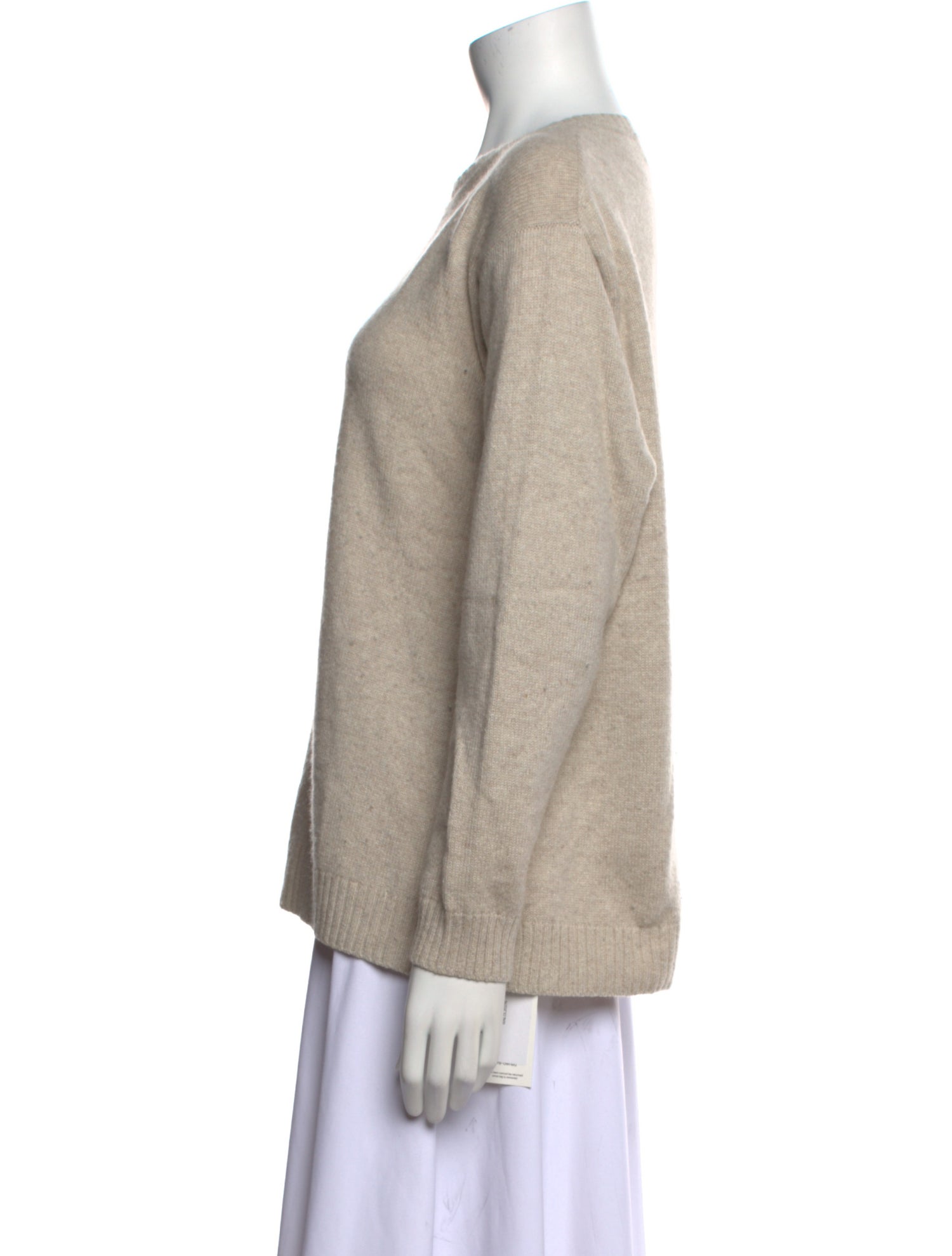 Alexandra Golovanoff Cashmere Scoop Neck Sweater
