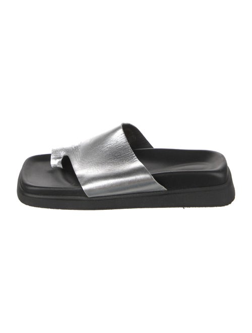 Alohas Leather Printed Slides
