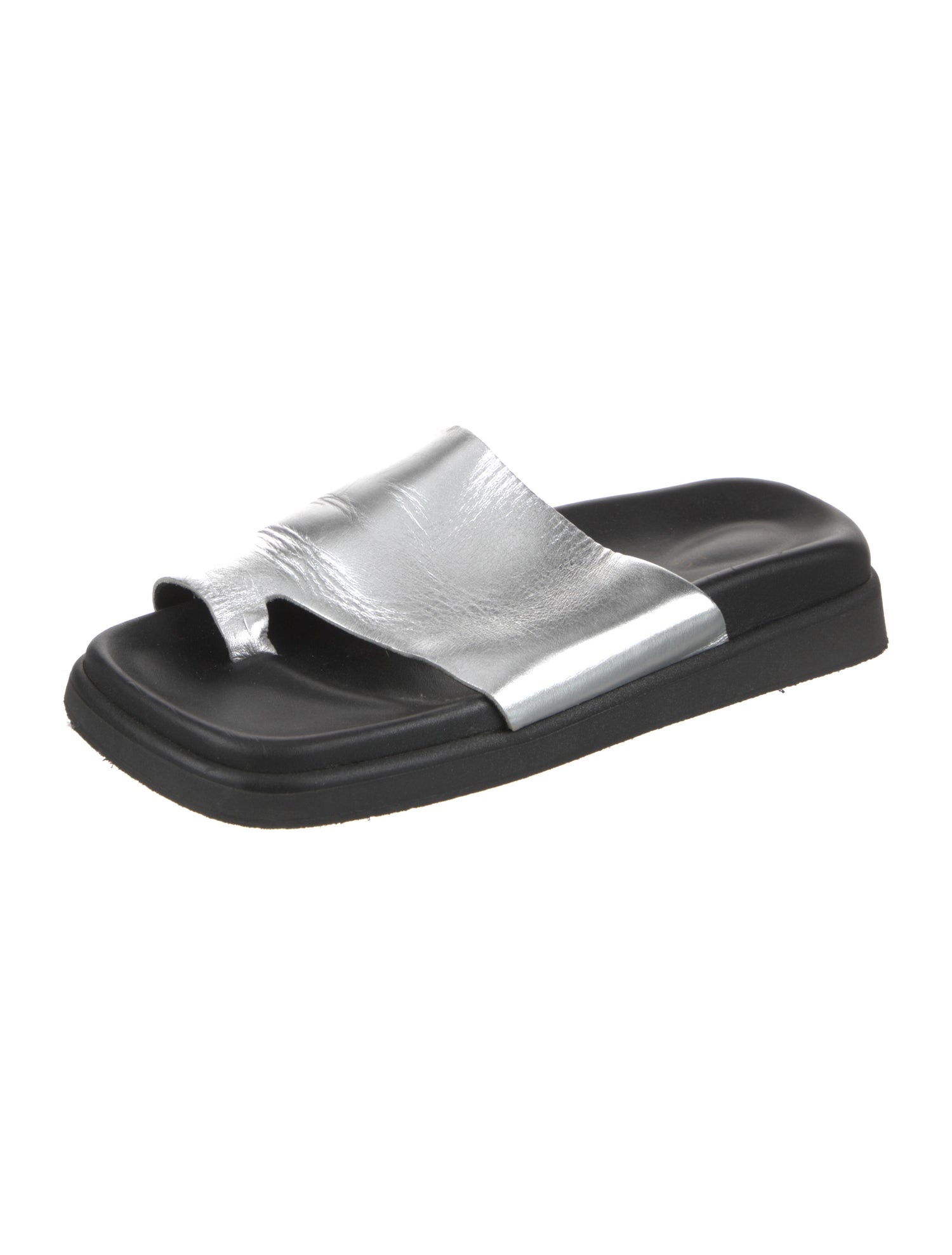 Alohas Leather Printed Slides