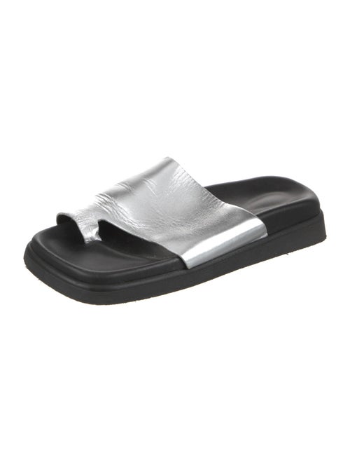 Alohas Leather Printed Slides