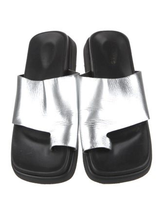 Alohas Leather Printed Slides