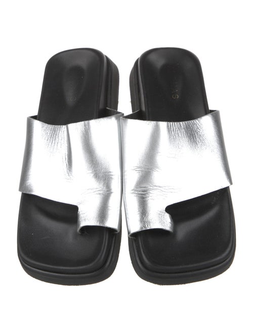 Alohas Leather Printed Slides