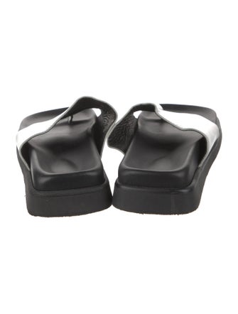 Alohas Leather Printed Slides