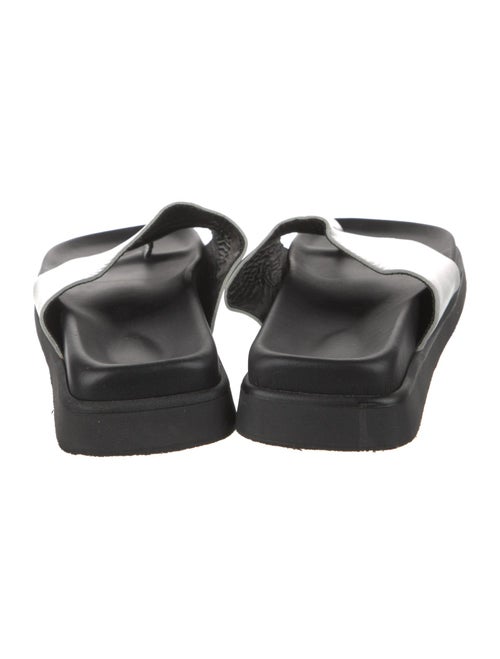 Alohas Leather Printed Slides