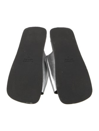 Alohas Leather Printed Slides