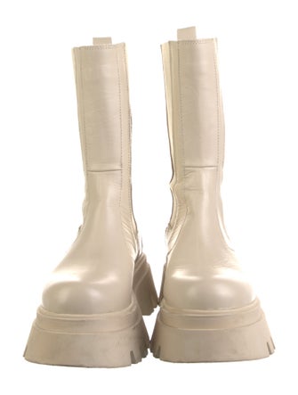 Alohas Leather Rain Boots