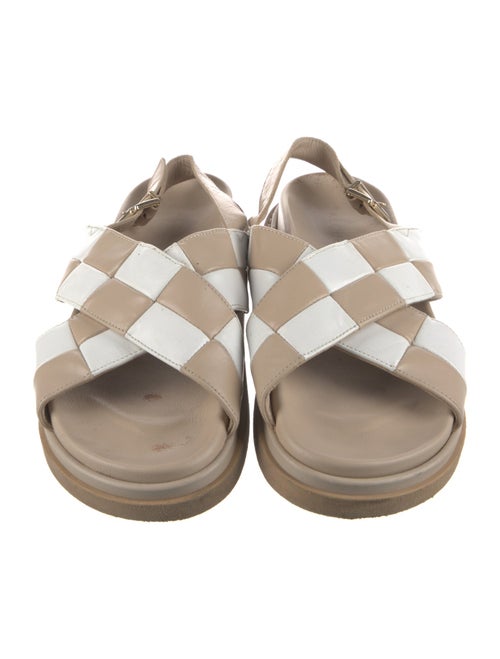 Alohas Leather Slingback Sandals