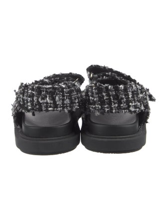 Alohas Tweed Tweed Pattern Slides